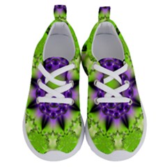 Pattern Abstract Background Art Green Running Shoes