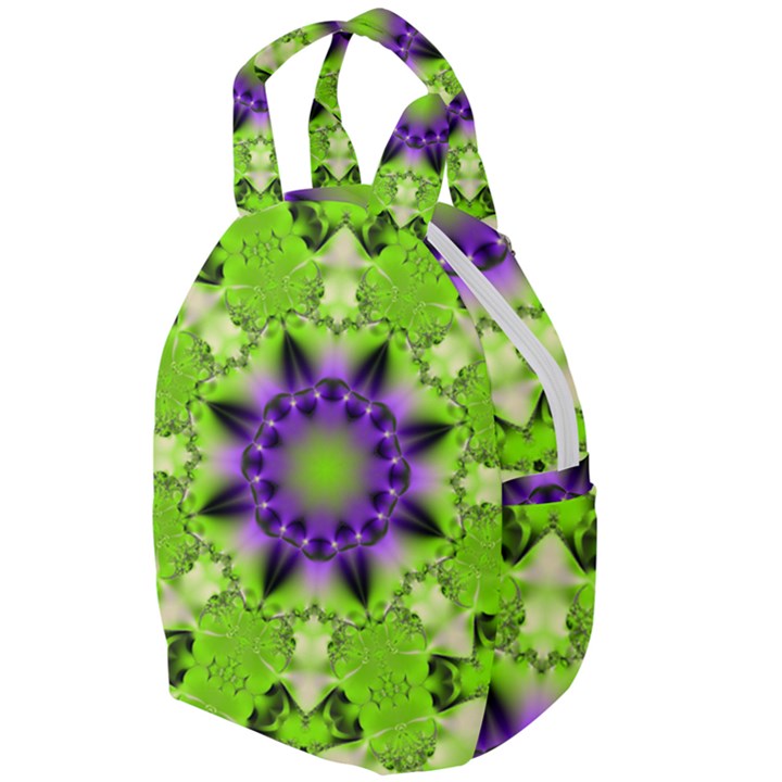 Pattern Abstract Background Art Green Travel Backpacks