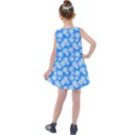 Hydrangea Blue Glitter Round Kids  Summer Dress View2