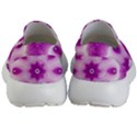 Pattern Abstract Background Art Purple Kids  Lightweight Slip Ons View4