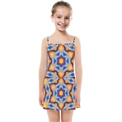 Pattern Abstract Background Art Kids  Summer Sun Dress