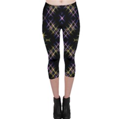 Seamless Background Abstract Vector Capri Leggings  by Pakrebo