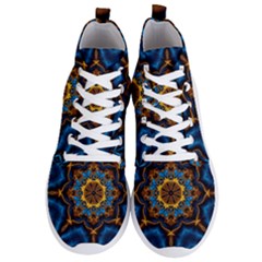 Pattern Abstract Background Art Men s Lightweight High Top Sneakers