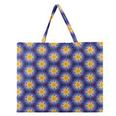 Graphic Pattern Seamless Zipper Large Tote Bag by Pakrebo