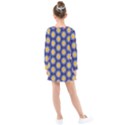 Graphic Pattern Seamless Kids  Long Sleeve Dress View2