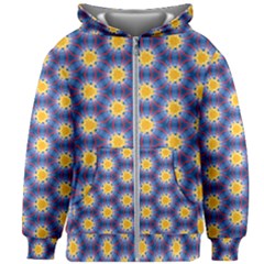 Graphic Pattern Seamless Kids  Zipper Hoodie Without Drawstring by Pakrebo