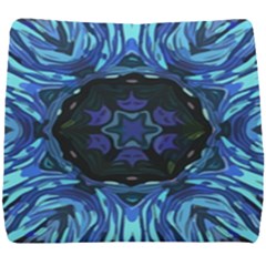 Background Blue Flower Seat Cushion by Pakrebo