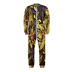 Lilies Abstract Flowers Nature Onepiece Jumpsuit (kids) by Pakrebo