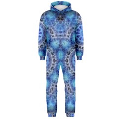 Fractal Mandala Abstract Hooded Jumpsuit (men) 