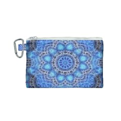 Fractal Mandala Abstract Canvas Cosmetic Bag (small)