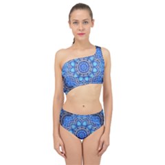 Fractal Mandala Abstract Spliced Up Two Piece Swimsuit