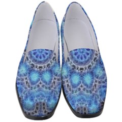 Fractal Mandala Abstract Women s Classic Loafer Heels by Pakrebo