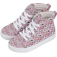 Graphic Seamless Pattern Pig Kids  Hi-top Skate Sneakers