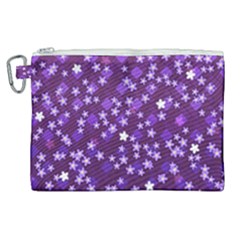 Textile Cross Pattern Square Canvas Cosmetic Bag (xl)