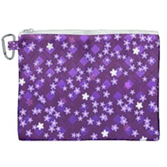 Textile Cross Pattern Square Canvas Cosmetic Bag (xxl)