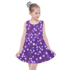 Textile Cross Pattern Square Kids  Summer Dress by Pakrebo