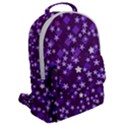 Textile Cross Pattern Square Flap Pocket Backpack (Large) View2