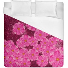 Cherry Blossoms Floral Design Duvet Cover (king Size) by Pakrebo