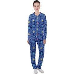 Floral Design Asia Seamless Pattern Casual Jacket And Pants Set