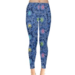 Floral Design Asia Seamless Pattern Inside Out Leggings