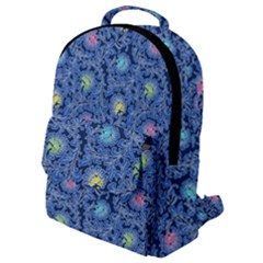 Floral Design Asia Seamless Pattern Flap Pocket Backpack (small)