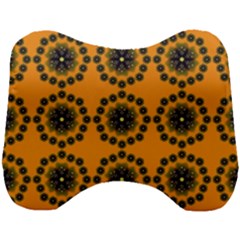 Abstract Template Flower Head Support Cushion by Pakrebo