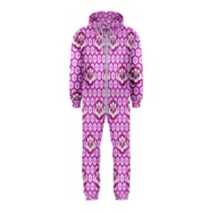 Paulownia Flowers Japanese Style Hooded Jumpsuit (kids) by Pakrebo