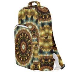 Pattern Abstract Background Art Double Compartment Backpack