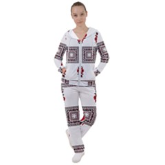 Ornament Pattern Background Design Women s Tracksuit