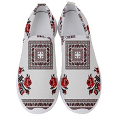 Ornament Pattern Background Design Men s Slip On Sneakers