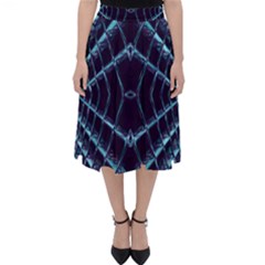 Sci Fi Texture Futuristic Design Classic Midi Skirt