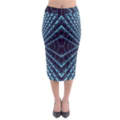 Sci Fi Texture Futuristic Design Midi Pencil Skirt by Pakrebo