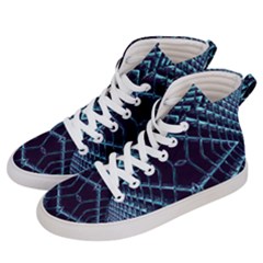 Sci Fi Texture Futuristic Design Women s Hi-top Skate Sneakers by Pakrebo