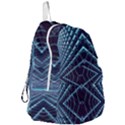 Sci Fi Texture Futuristic Design Foldable Lightweight Backpack View3