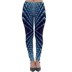 Sci Fi Texture Futuristic Design Lightweight Velour Leggings