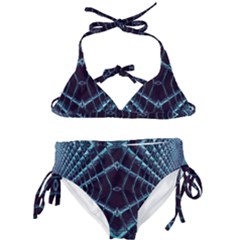 Sci Fi Texture Futuristic Design Kids  Classic Bikini Set