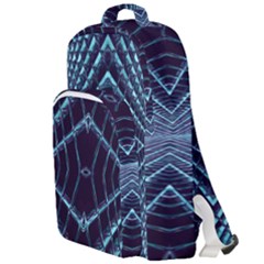 Sci Fi Texture Futuristic Design Double Compartment Backpack