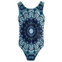 Pattern Abstract Background Art Kids  Cut-out Back One Piece Swimsuit