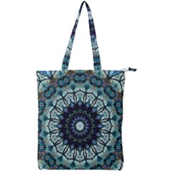 Pattern Abstract Background Art Double Zip Up Tote Bag