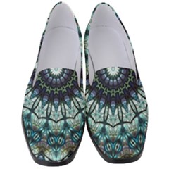 Pattern Abstract Background Art Women s Classic Loafer Heels