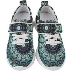 Pattern Abstract Background Art Kids  Velcro Strap Shoes