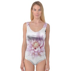 Abstract Transparent Image Flower Princess Tank Leotard  by Pakrebo