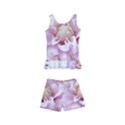 Abstract Transparent Image Flower Kids  Boyleg Swimsuit View1