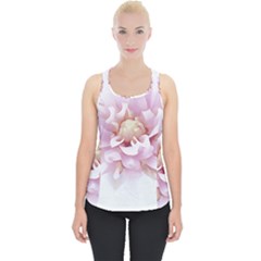 Abstract Transparent Image Flower Piece Up Tank Top by Pakrebo