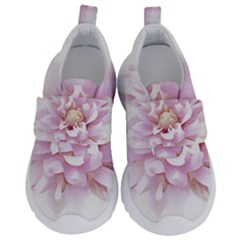 Abstract Transparent Image Flower Kids  Velcro No Lace Shoes