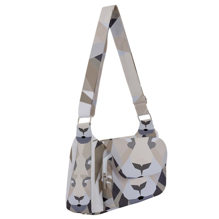 Polygonal Low Poly Lion Feline Post Office Delivery Bag