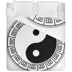 Yin Yang Eastern Asian Philosophy Duvet Cover Double Side (california King Size) by Pakrebo