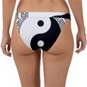 Yin Yang Eastern Asian Philosophy Band Bikini Bottom View2