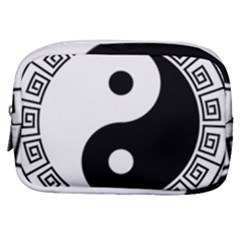 Yin Yang Eastern Asian Philosophy Make Up Pouch (small) by Pakrebo