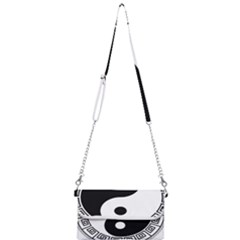 Yin Yang Eastern Asian Philosophy Mini Crossbody Handbag